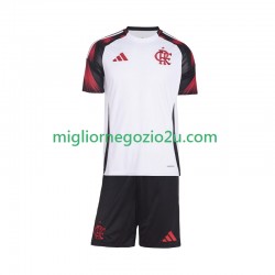 Maglia CR Flamengo Bambino Trasferta Divisa 2025-2026 Manica Corta