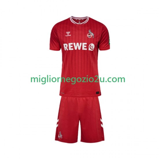 Maglia FC Köln Bambino Trasferta Divisa 2025-2026 Manica Corta