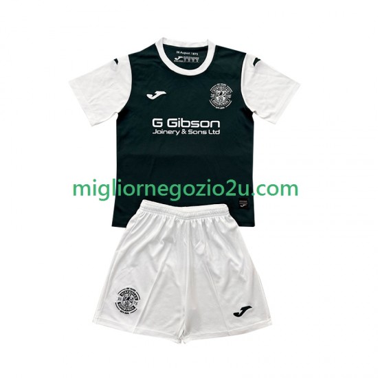 Maglia Hibernian Bambino Casa Divisa 2025-2026 Manica Corta
