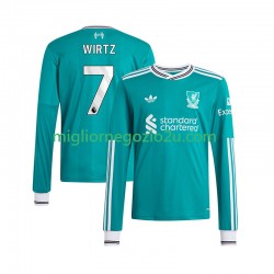 Maglia Liverpool Florian Wirtz 7 Uomo Terza Divisa 2025-2026 Manica Lunga