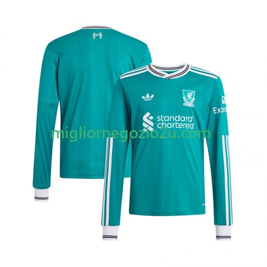 Maglia Liverpool Uomo Terza Divisa 2025-2026 Manica Lunga