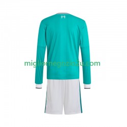 Maglia Liverpool Bambino Terza Divisa 2025-2026 Manica Lunga