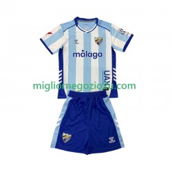 Maglia Málaga CF Bambino Casa Divisa 2025-2026 Manica Corta