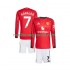 Maglia Manchester United Cristiano Ronaldo 7 Bambino Casa Divisa 2025-2026 Manica Lunga