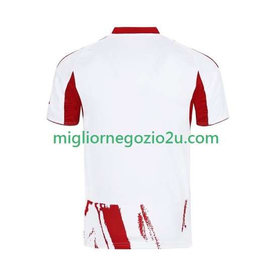 Maglia Olympiacos Uomo Trasferta Divisa 2025-2026 Manica Corta