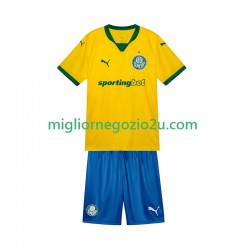 Maglia Palmeiras Bambino Terza Divisa 2025-2026 Manica Corta