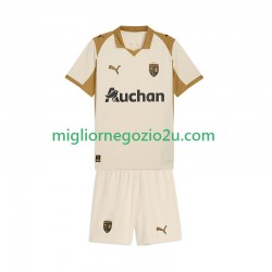 Maglia RC Lens Bambino Terza Divisa 2025-2026 Manica Corta