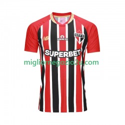 Maglia Sao Paulo Uomo Trasferta Divisa 2025-2026 Manica Corta