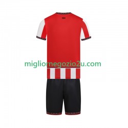 Maglia Sheffield United Bambino Casa Divisa 2025-2026 Manica Corta