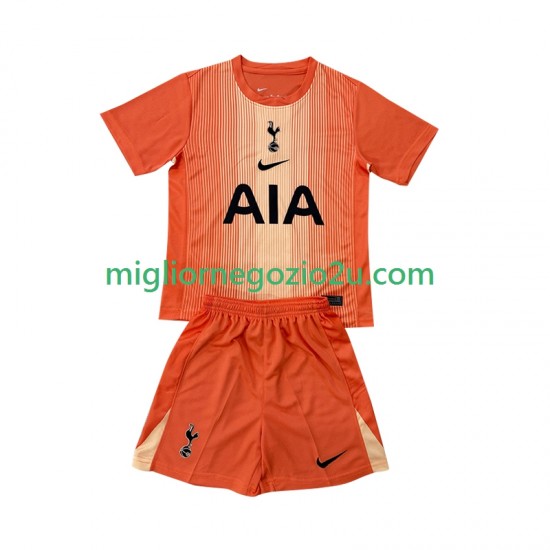 Maglia Tottenham Hotspur Portiere Bambino Terza Divisa 2025-2026 Manica Corta