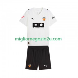 Maglia Valencia CF Bambino Casa Divisa 2025-2026 Manica Corta