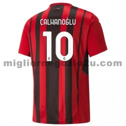 Maglia AC Milan Hakan Calhanoglu 10 Casa Divisa 2021-2022 Manica Corta