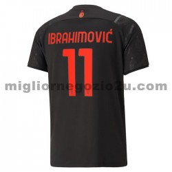 Maglia AC Milan Ibrahimovic 11 Terza Divisa 2021-2022 Manica Corta
