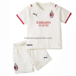 Maglia AC Milan Bambino Trasferta Divisa 2021-2022 Manica Corta