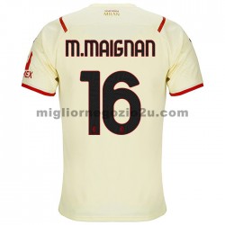 Maglia AC Milan Mike Maignan 16 Trasferta Divisa 2021-2022 Manica Corta