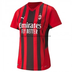 Maglia AC Milan Donna Casa Divisa 2021-2022 Manica Corta