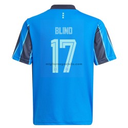 Maglia AFC Ajax Daley Blind 17 Trasferta Divisa 2021-2022 Manica Corta
