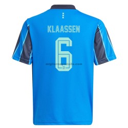 Maglia AFC Ajax Davy Klaassen 6 Trasferta Divisa 2021-2022 Manica Corta