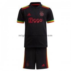 Maglia AFC Ajax Bambino Terza Divisa 2021-2022 Manica Corta