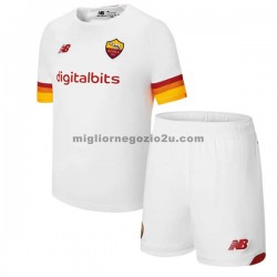 Maglia AS Roma Bambino Trasferta Divisa 2021-2022 Manica Corta