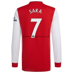 Maglia Arsenal Bukayo Saka 7 Casa Divisa 2021-2022 Manica Lunga
