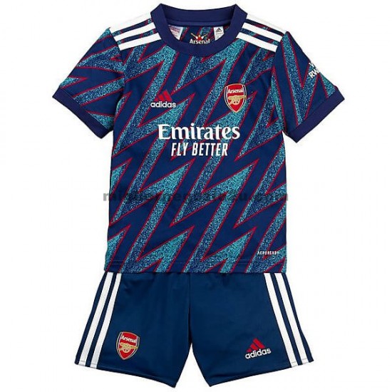 Maglia Arsenal Bambino Terza Divisa 2021-2022 Manica Corta