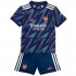 Maglia Arsenal Bambino Terza Divisa 2021-2022 Manica Corta