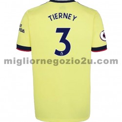 Maglia Arsenal Kieran Tierney 3 Trasferta Divisa 2021-2022 Manica Corta