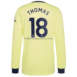 Maglia Arsenal Thomas Partey 18 Trasferta Divisa 2021-2022 Manica Lunga
