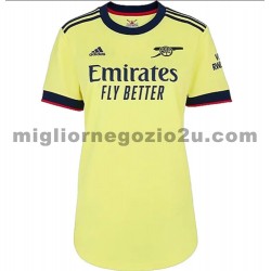 Maglia Arsenal Donna Trasferta Divisa 2021-2022 Manica Corta