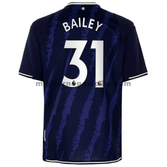 Maglia Aston Villa Leon Bailey 31 Terza Divisa 2021-2022 Manica Corta