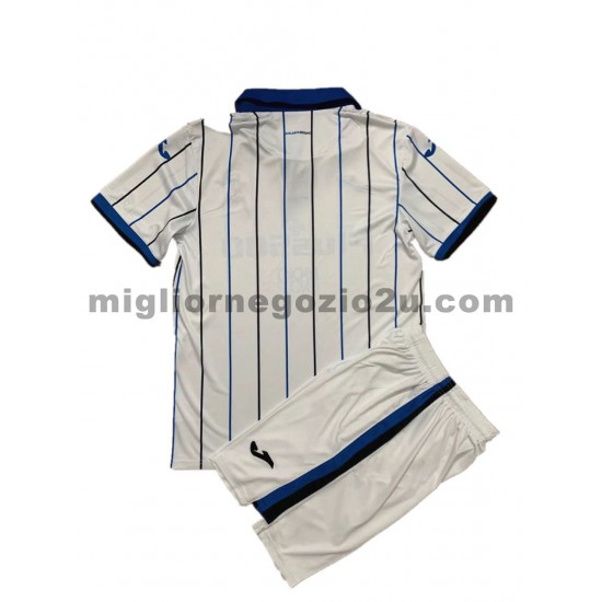 Maglia Atalanta Bambino Trasferta Divisa 2021-2022 Manica Corta