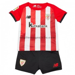 Maglia Athletic Bilbao Bambino Casa Divisa 2021-2022 Manica Corta