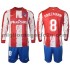 Maglia Atlético Madrid GRIEZMANN 8 Bambino Casa Divisa 2021-2022 Manica Lunga