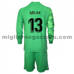 Maglia Atlético Madrid Portiere Jan Oblak 13 Bambino Terza Divisa 2021-2022 Manica Lunga