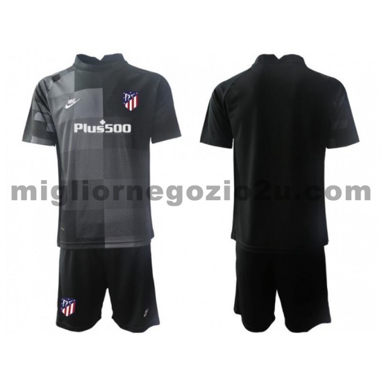 Maglia Atlético Madrid Portiere Bambino Trasferta Divisa 2021-2022 Manica Corta