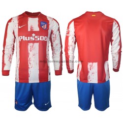 Maglia Atlético Madrid Bambino Casa Divisa 2021-2022 Manica Lunga
