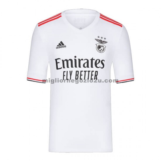 Maglia Benfica Trasferta Divisa 2021-2022 Manica Corta