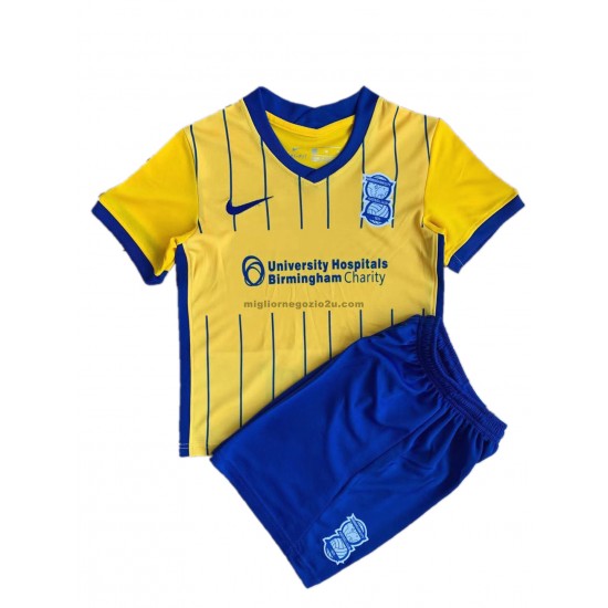 Maglia Birmingham City Bambino Trasferta Divisa 2021-2022 Manica Corta