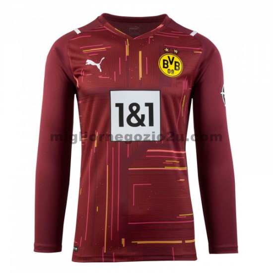 Maglia Borussia Dortmund Portiere M001 2021-2022 Manica Lunga