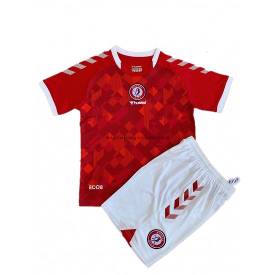 Maglia Bristol City Bambino Casa Divisa 2021-2022 Manica Corta