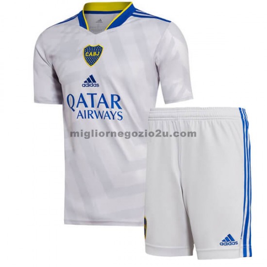 Maglia Boca Juniors Bambino Trasferta Divisa 2021-2022 Manica Corta