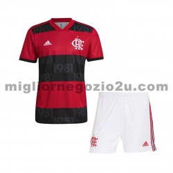 Maglia CR Flamengo Bambino Casa Divisa 2021-2022 Manica Corta