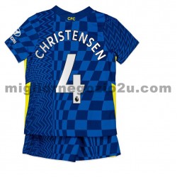 Maglia Chelsea Andreas Christensen 4 Bambino Casa Divisa 2021-2022 Manica Corta
