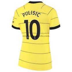Maglia Chelsea Christian Pulisic 10 Donna Trasferta Divisa 2021-2022 Manica Corta
