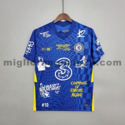Maglia Chelsea Graffiti Casa Divisa 2021-2022 Manica Corta