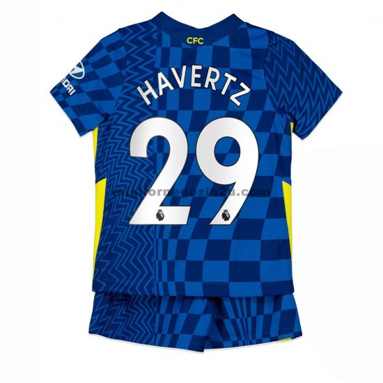 Maglia Chelsea Kai Havertz 29 Bambino Casa Divisa 2021-2022 Manica Corta