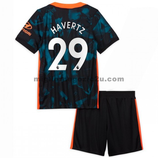 Maglia Chelsea Kai Havertz 29 Bambino Terza Divisa 2021-2022 Manica Corta