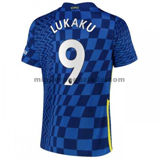 Maglia Chelsea Romelu Lukaku 9 Casa Divisa 2021-2022 Manica Corta