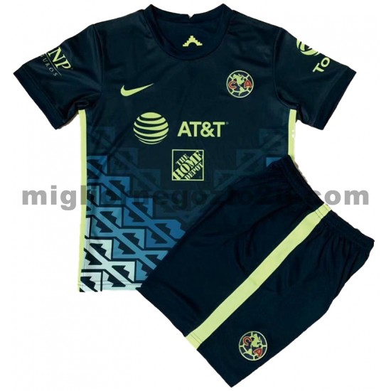 Maglia Club América Bambino Trasferta Divisa 2021-2022 Manica Corta